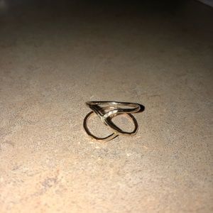 Gold hand made ring